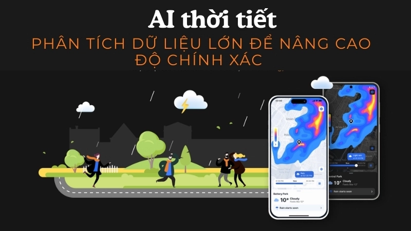  AI thời tiết phân tích dữ liệu lớn để nâng cao độ chính xác