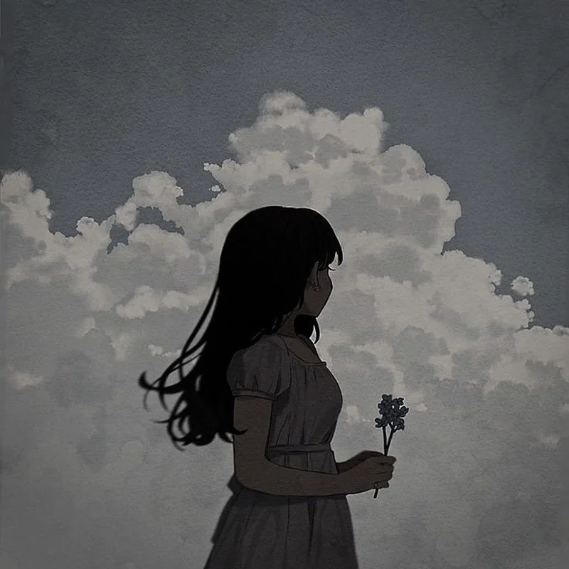 Thả hồn yêu thương qua ảnh buồn tình cảm dịu dàng