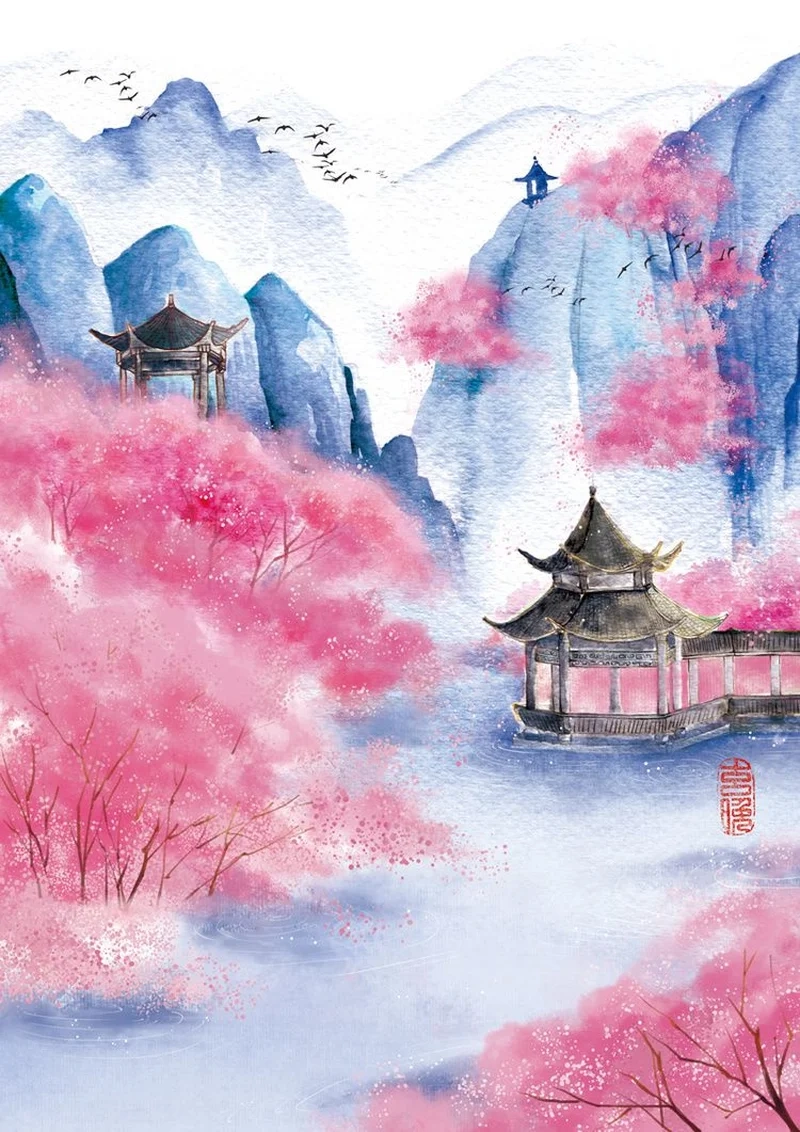 Ngắm phong cảnh cổ điển qua ảnh phong cảnh đẹp cổ trang