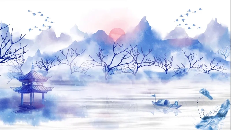 Khung cảnh cổ trang thanh bình với ảnh phong cảnh cổ trang