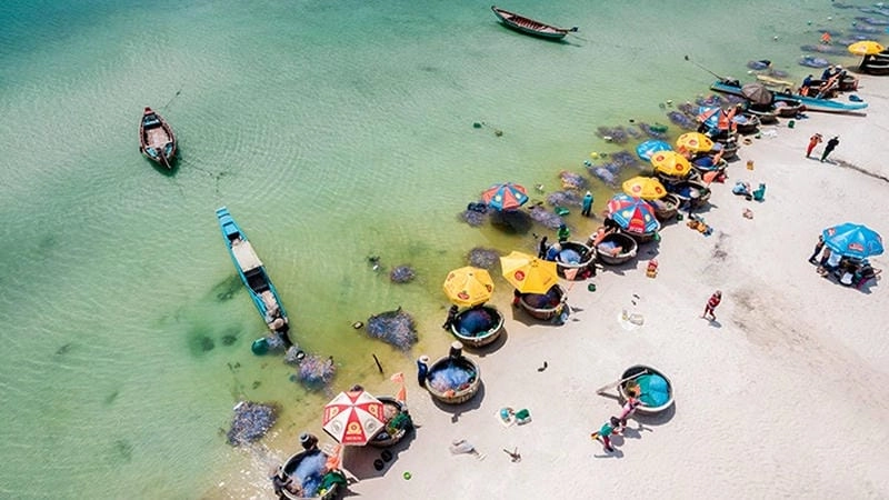 Ngắm toàn cảnh Cửa Cạn từ trên cao tuyệt đẹp