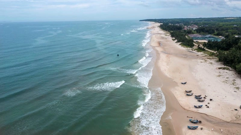 Chiêm ngưỡng hình ảnh bãi biển Cửa Tùng tuyệt đẹp