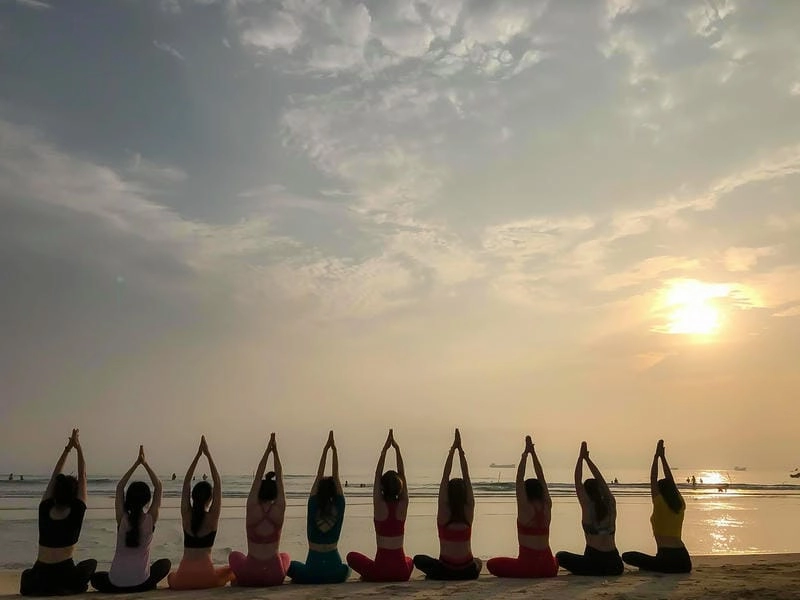 Bờ Cửa Việt bãi ngang tạo nên khung cảnh độc đáo