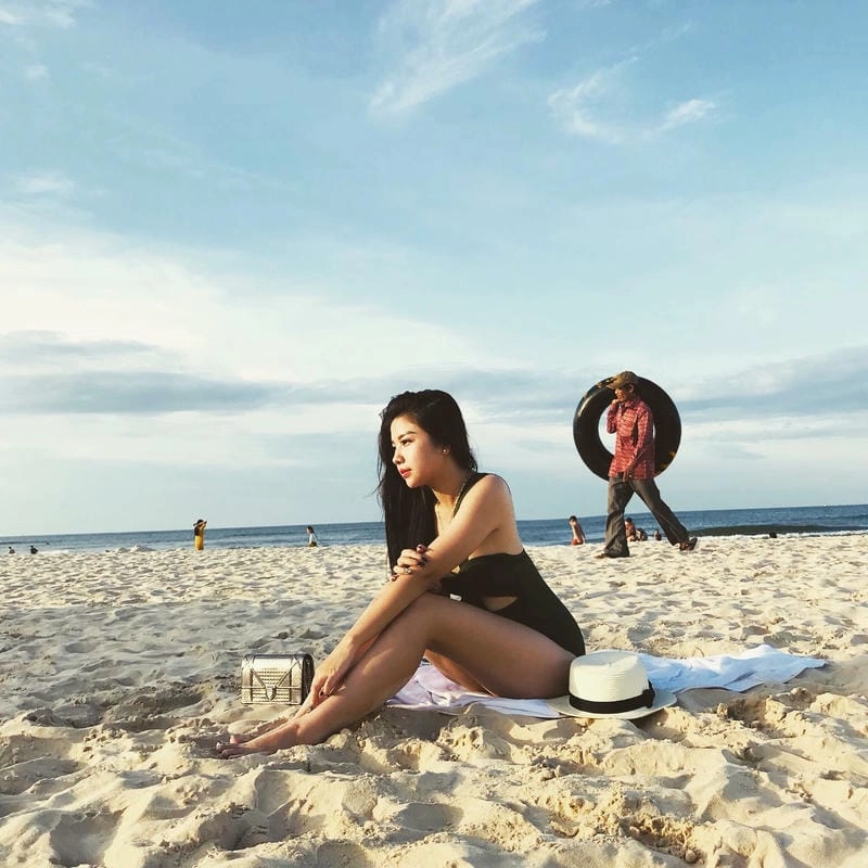 Khung cảnh Cửa Việt hoàng hôn lãng mạn vô cùng