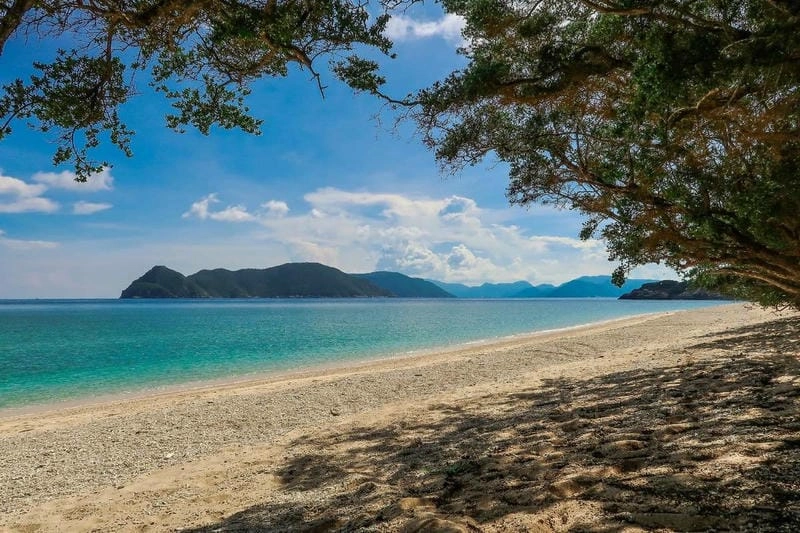 Tận hưởng cảm giác Hòn Cau tắm biển sảng khoái