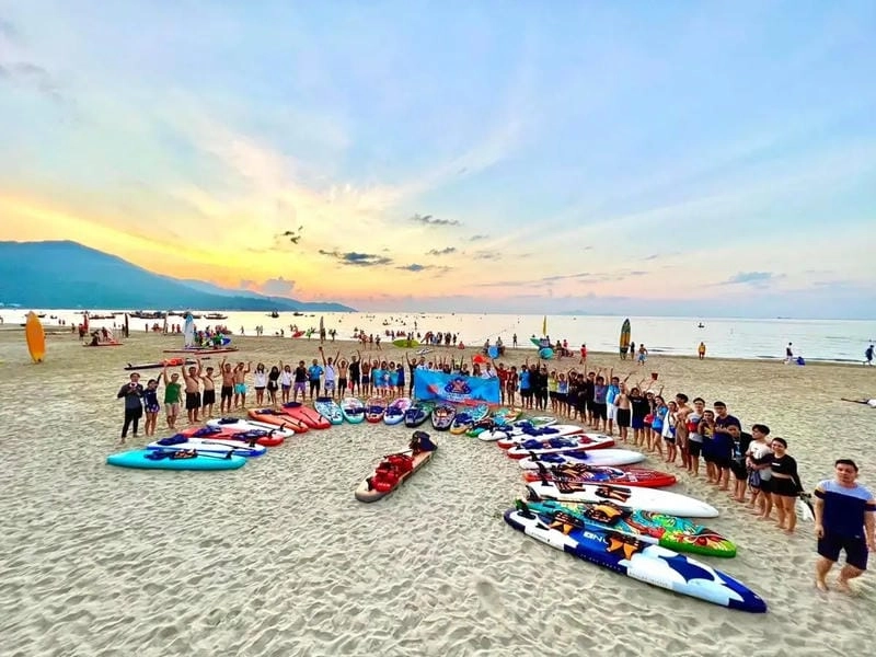 Trải nghiệm tắm biển Nguyễn Tất Thành