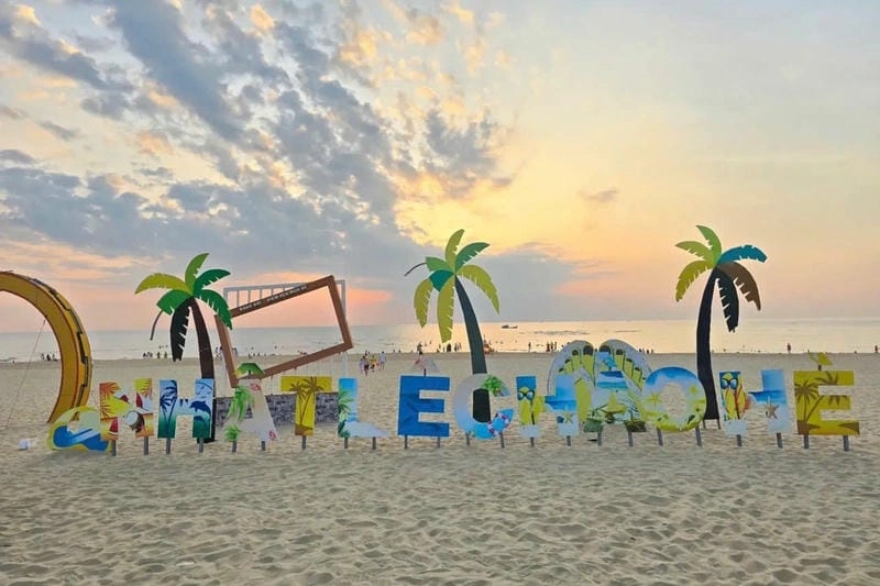 Chiêm ngưỡng hình ảnh bãi biển Nhật Lệ