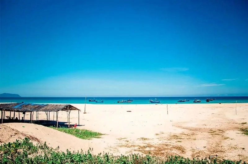 Khung cảnh Sơn Đừng hoàng hôn thật bình yên