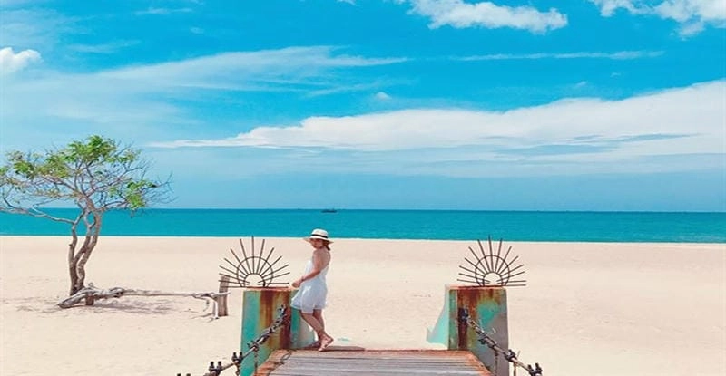 Khung cảnh Suối Ồ hoàng hôn lãng mạn vô cùng