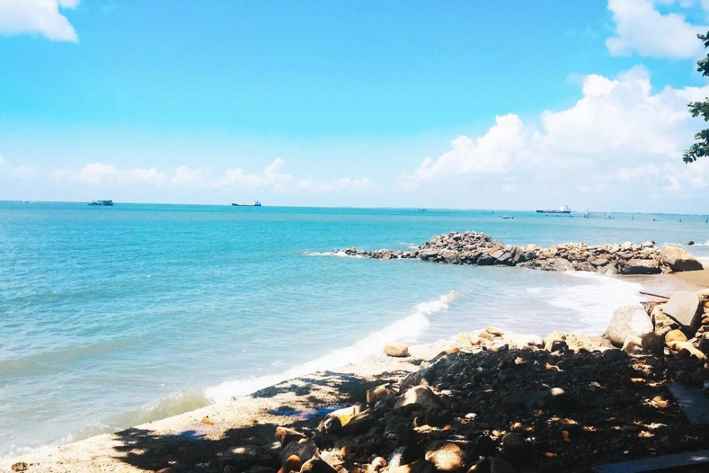 Khung cảnh Vũng Tàu hoàng hôn thật bình yên