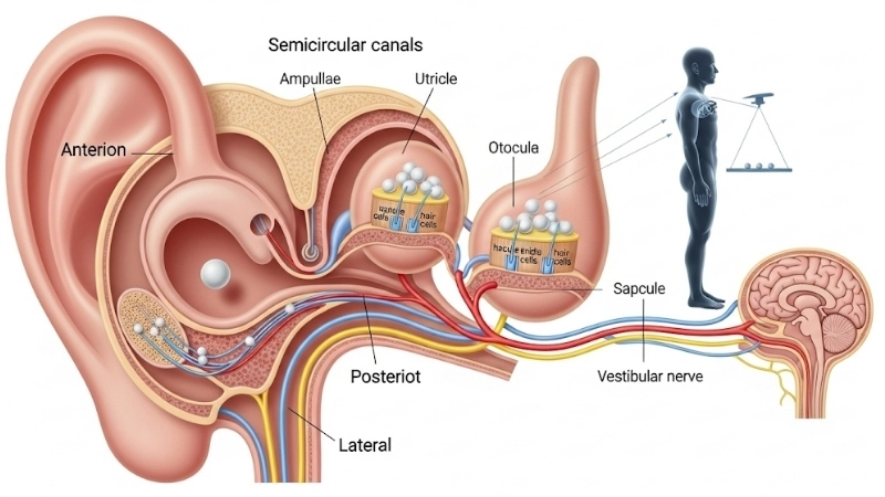  Cấu trúc tai trong và vai trò quan trọng trong việc giữ cân bằng