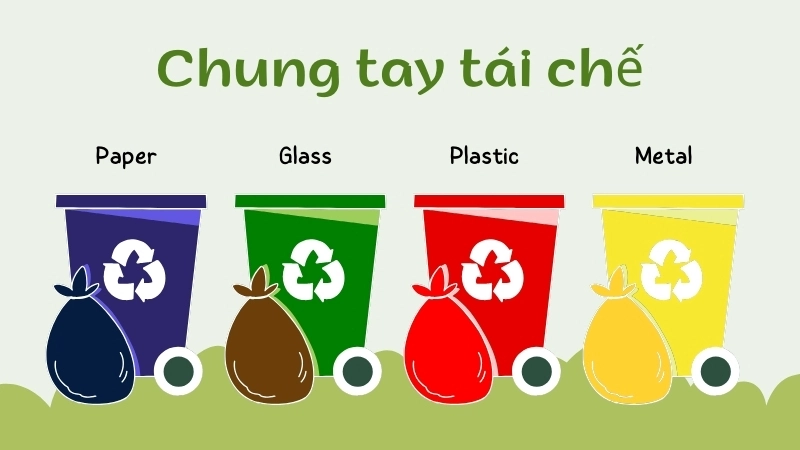 Chung tay tái chế vì một tương lai bền vững và cộng đồng khỏe mạnh