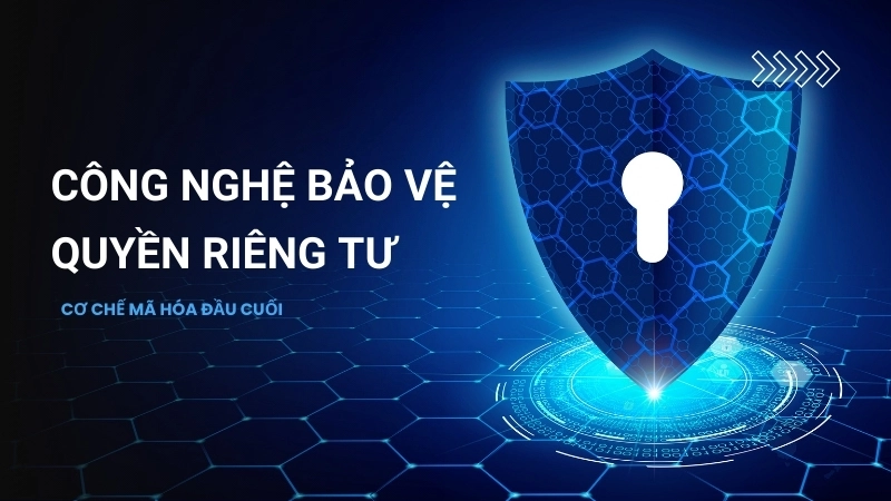  Công nghệ bảo vệ quyền riêng tư qua cơ chế mã hóa đầu cuối