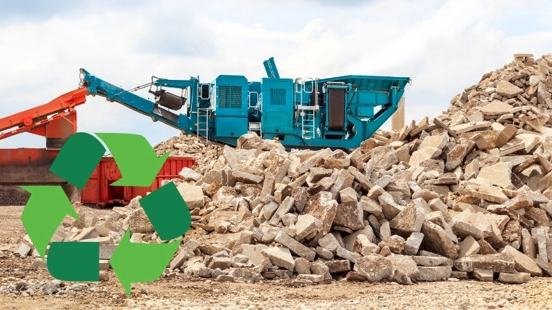  Công nghệ tái chế bê tông thành cốt liệu xây dựng mới