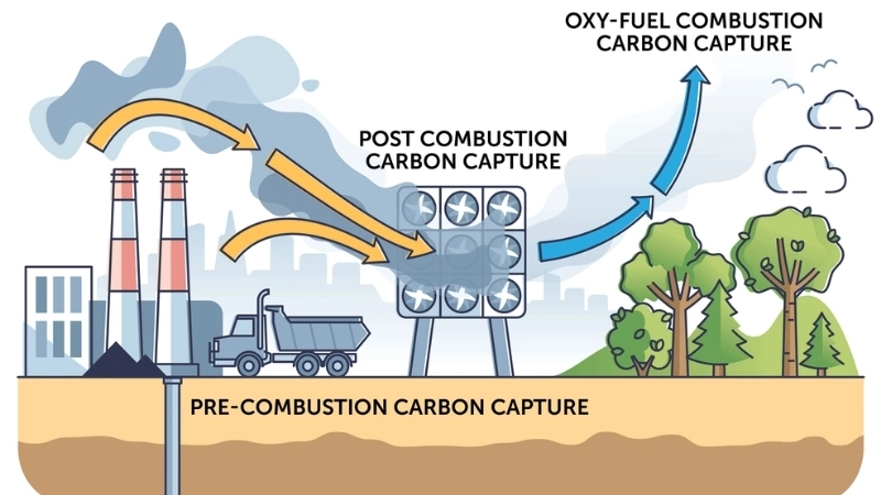  Công nghệ xanh thu giữ carbon từ các nhà máy công nghiệp