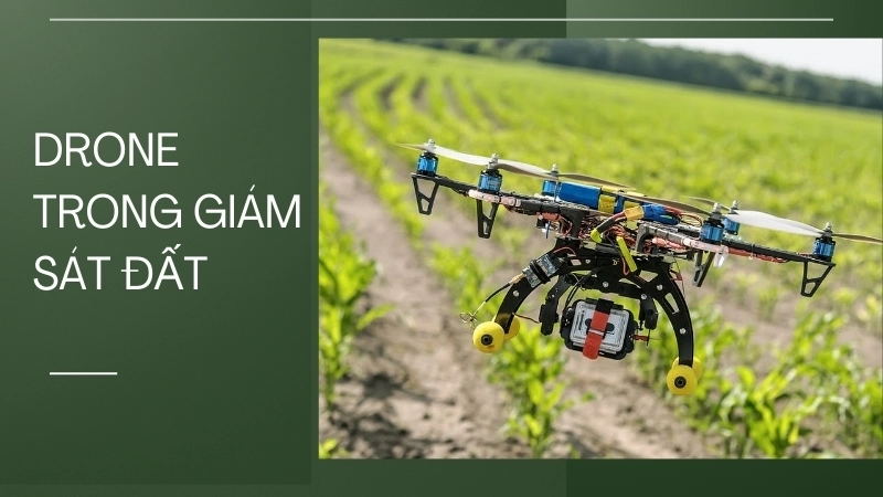  Công nghệ xanh ứng dụng drone trong giám sát đất nông nghiệp