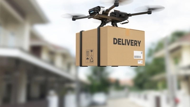 Lợi ích khi sử dụng drone giao hàng