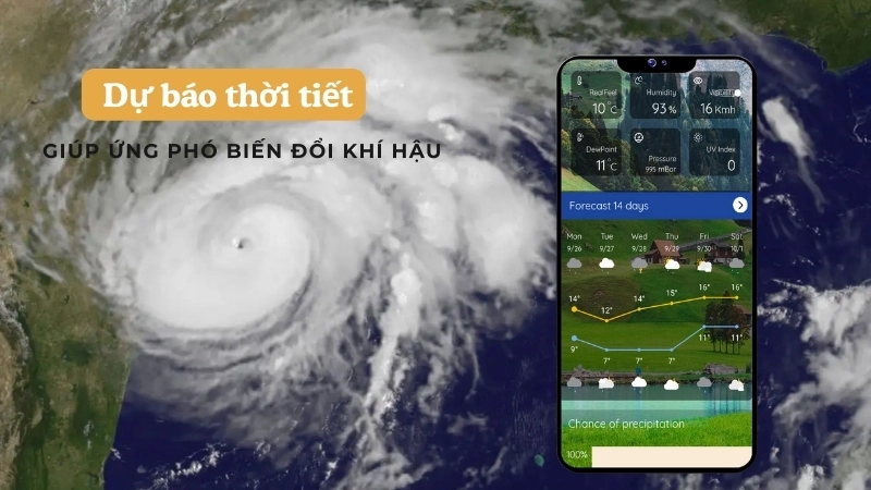  Dự báo thời tiết chính xác hơn giúp ứng phó biến đổi khí hậu