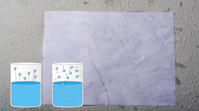 Hiệu ứng mao dẫn trong vật lý giúp giúp nước làm ướt giấy