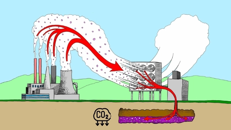  Lưu trữ CO2 dưới lòng đất giúp chống biến đổi khí hậu