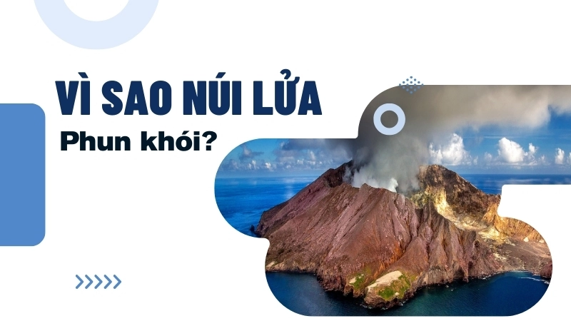  Magma tạo tro bụi và khí độc trong phun trào núi lửa