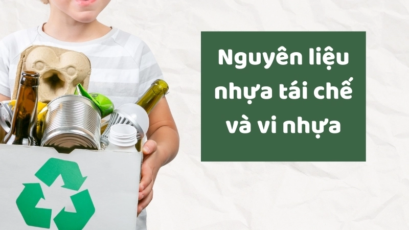 Một đôi giày thời trang được làm từ nguyên liệu nhựa tái chế và vi nhựa
