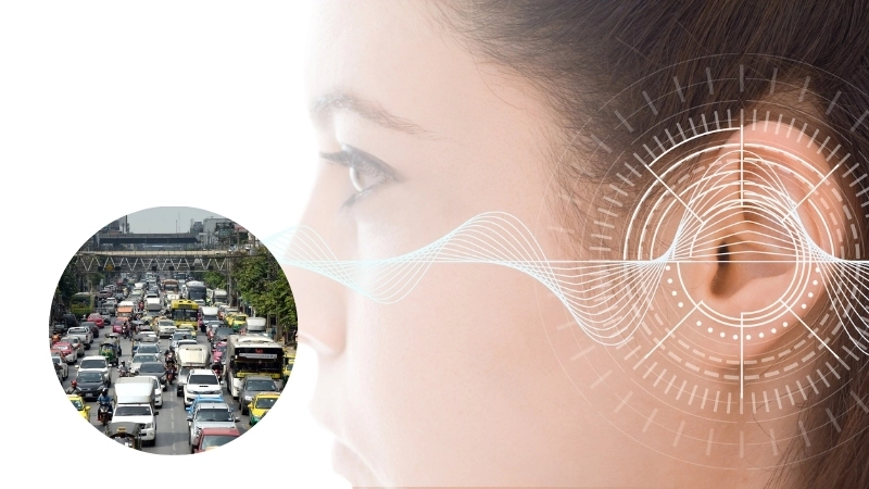 Nghe bằng hai tai giúp chúng ta xác định hướng xe cộ khi tham gia giao thông