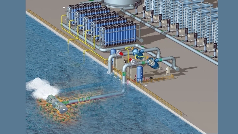 Nhà máy lọc nước biển đảm bảo tương lai bền vững cho các vùng khô hạn