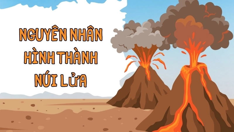 Nguyên nhân hình thành núi lửa