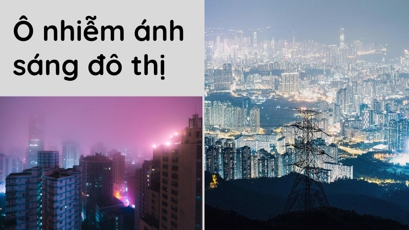  Ô nhiễm ánh sáng đô thị làm mất đi vẻ đẹp của bầu trời đêm