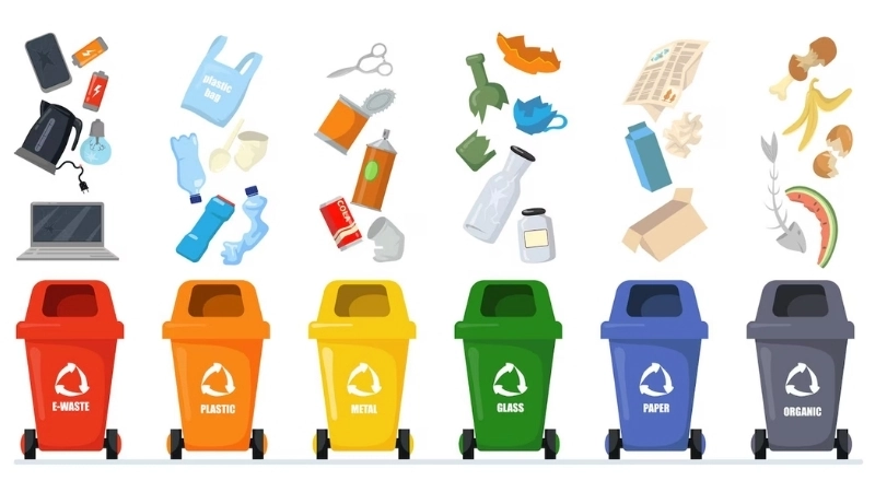  Phân loại và tái chế rác thải nhựa 