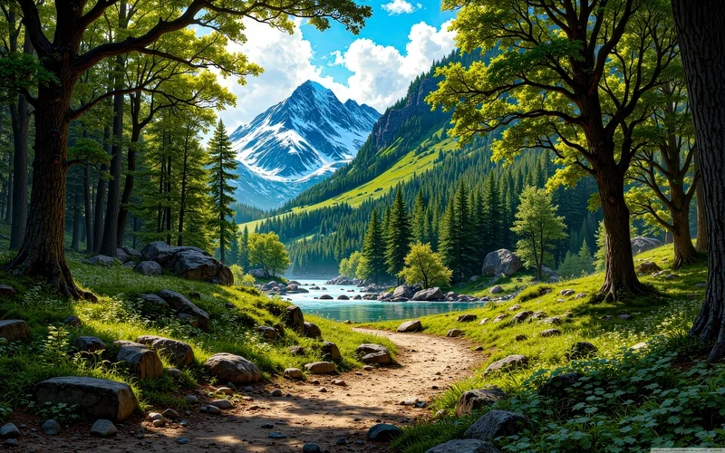 Trang trí màn hình bằng hình nền phong cảnh đẹp 4k