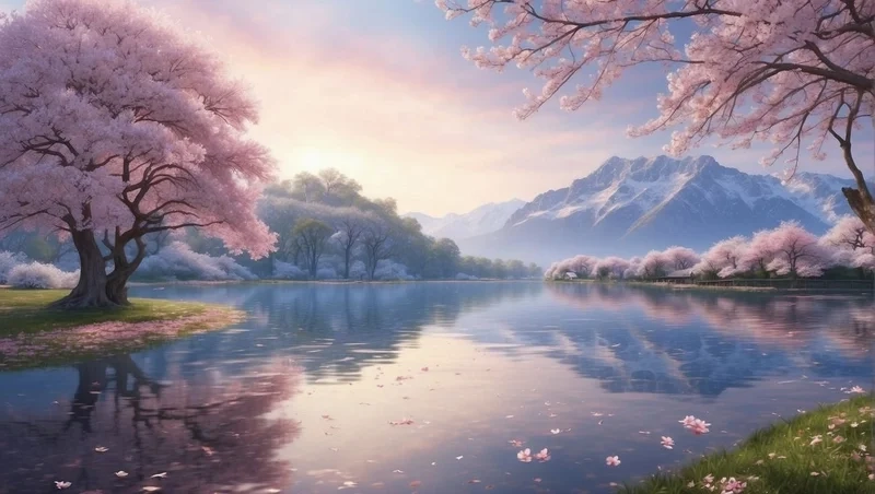 Hòa mình vào thiên nhiên cùng hình nền phong cảnh bình yên