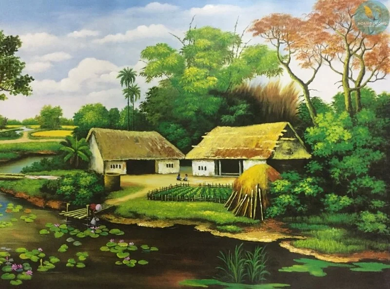 Trải nghiệm chiều sâu 3D cùng tranh đồng quê 3d ấn tượng