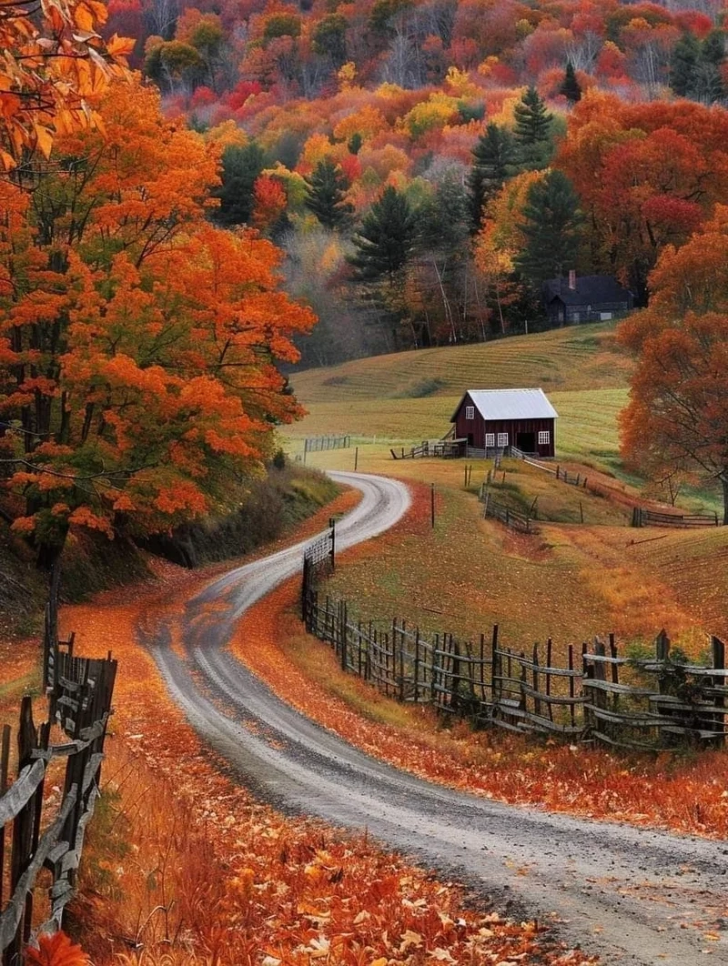 Tận hưởng vẻ đẹp thiên nhiên qua tranh phong cảnh mùa thu đẹp