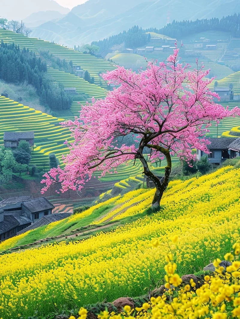 Thư giãn mắt với ảnh phong cảnh mùa xuân đẹp