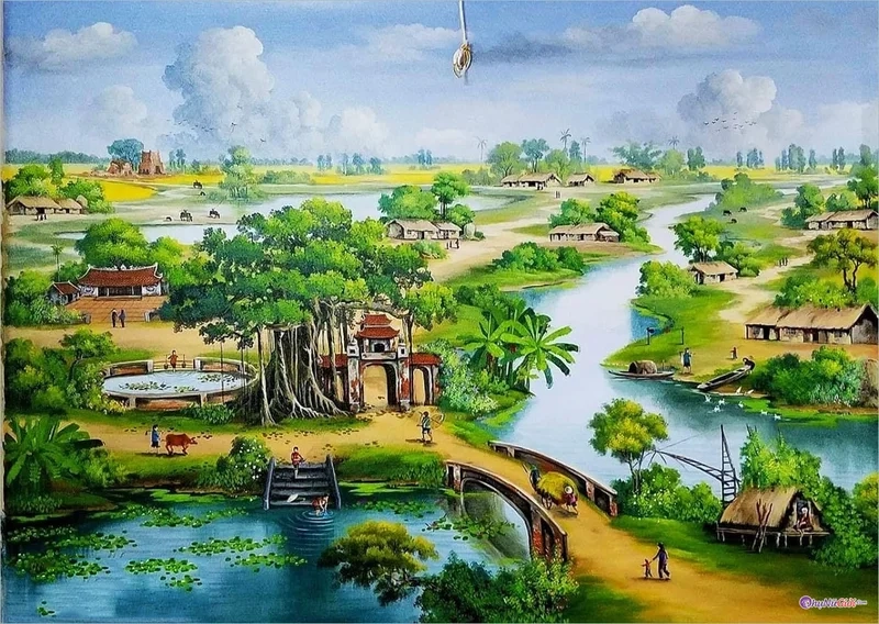 Ngắm trọn ảnh phong cảnh quê hương bình dị và tĩnh lặng