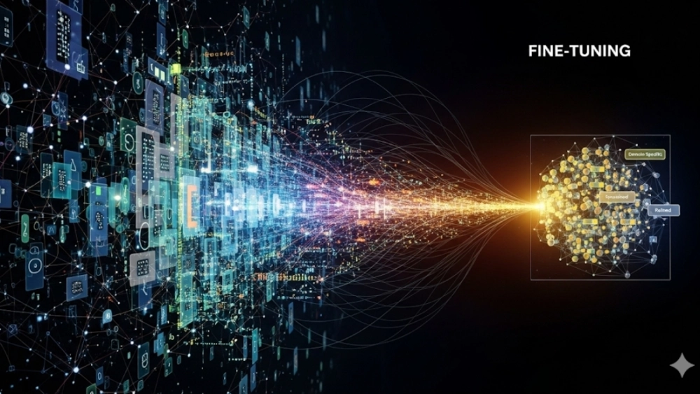  Quá trình fine-tuning LLM giúp mô hình trở nên chuyên biệt hơn