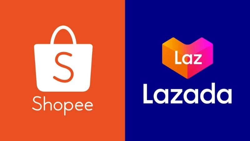  Shopee và Lazada là các website thương mại điện tử hàng đầu