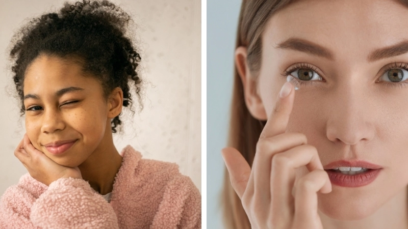 So sánh phản xạ chớp mắt và hành động nháy mắt có chủ đích