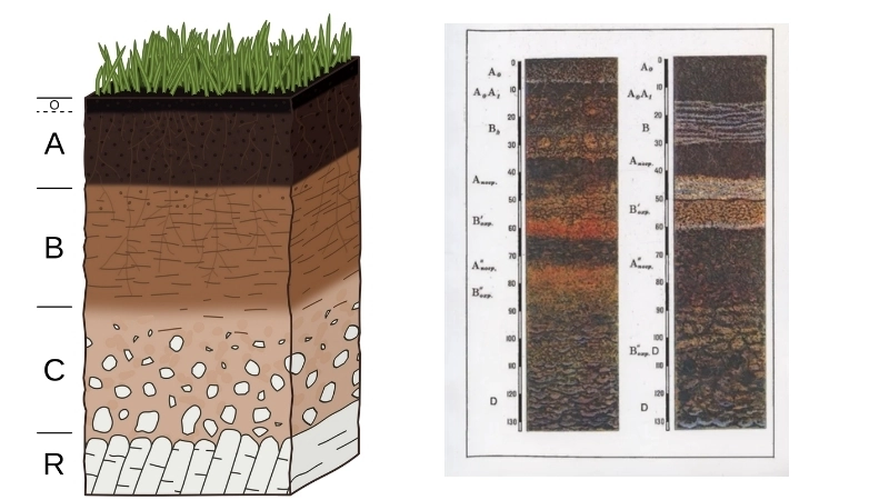  So sánh tính chất vật liệu giữa đất thịt màu mỡ và đất cát khô cằn để thấy rõ sự khác biệt