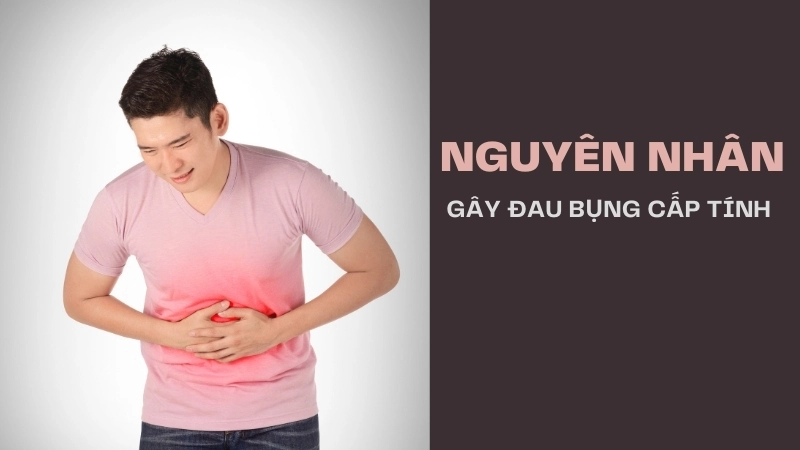  Sự tấn công của vi khuẩn có hại là một trong những nguyên nhân gây đau bụng cấp tính