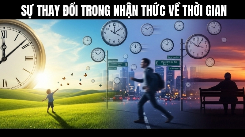 Sự thay đổi trong nhận thức về thời gian qua các giai đoạn của cuộc đời