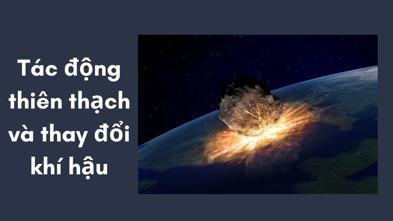 Tác động thiên thạch và thay đổi khí hậu
