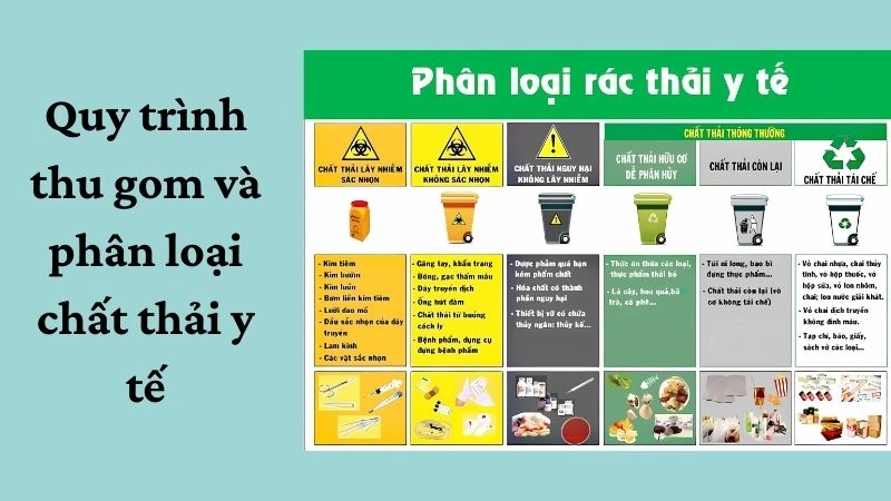 Quy trình thu gom và phân loại chất thải y tế