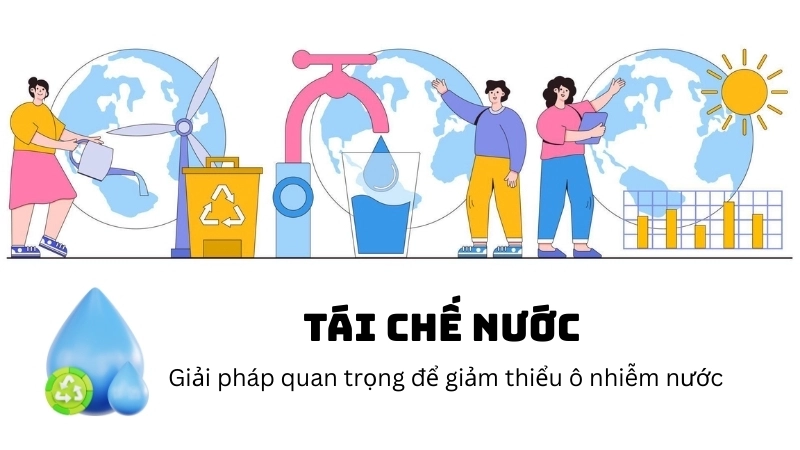  Tái chế nước là giải pháp quan trọng để giảm thiểu ô nhiễm nước