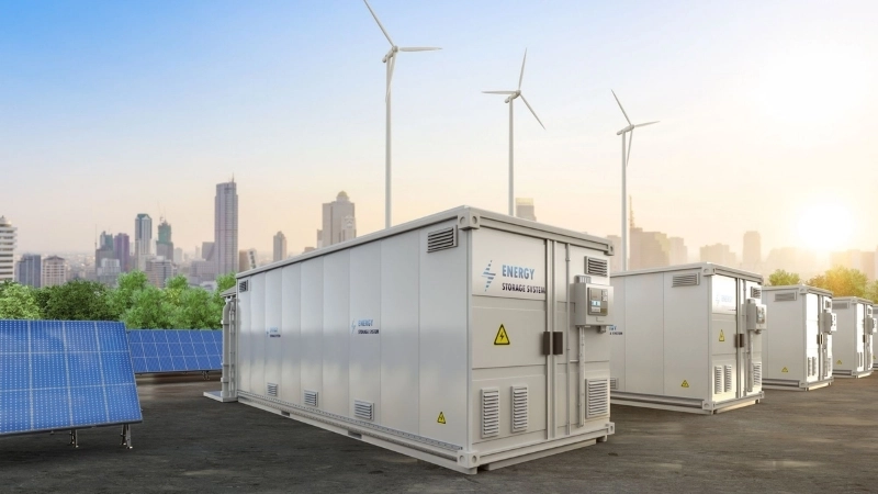  Tích hợp energy storage vào trang trại điện mặt trời