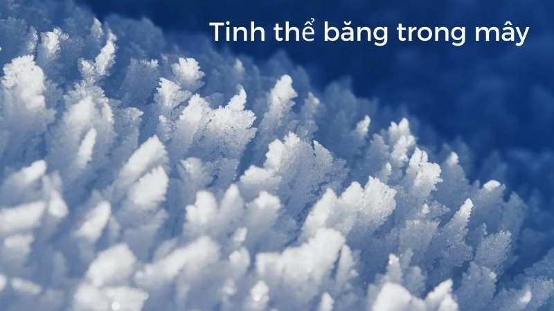  Tinh thể băng trong mây ti ảnh hưởng màu sắc trong khí quyển