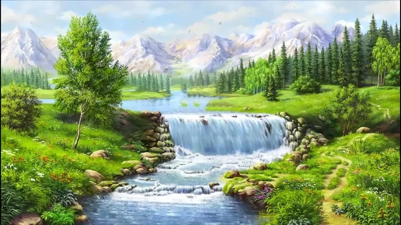 Trải nghiệm không gian 3 chiều với tranh dán tường 3d