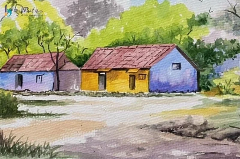 Thỏa sức sáng tạo cùng vẽ tranh đề tài phong cảnh